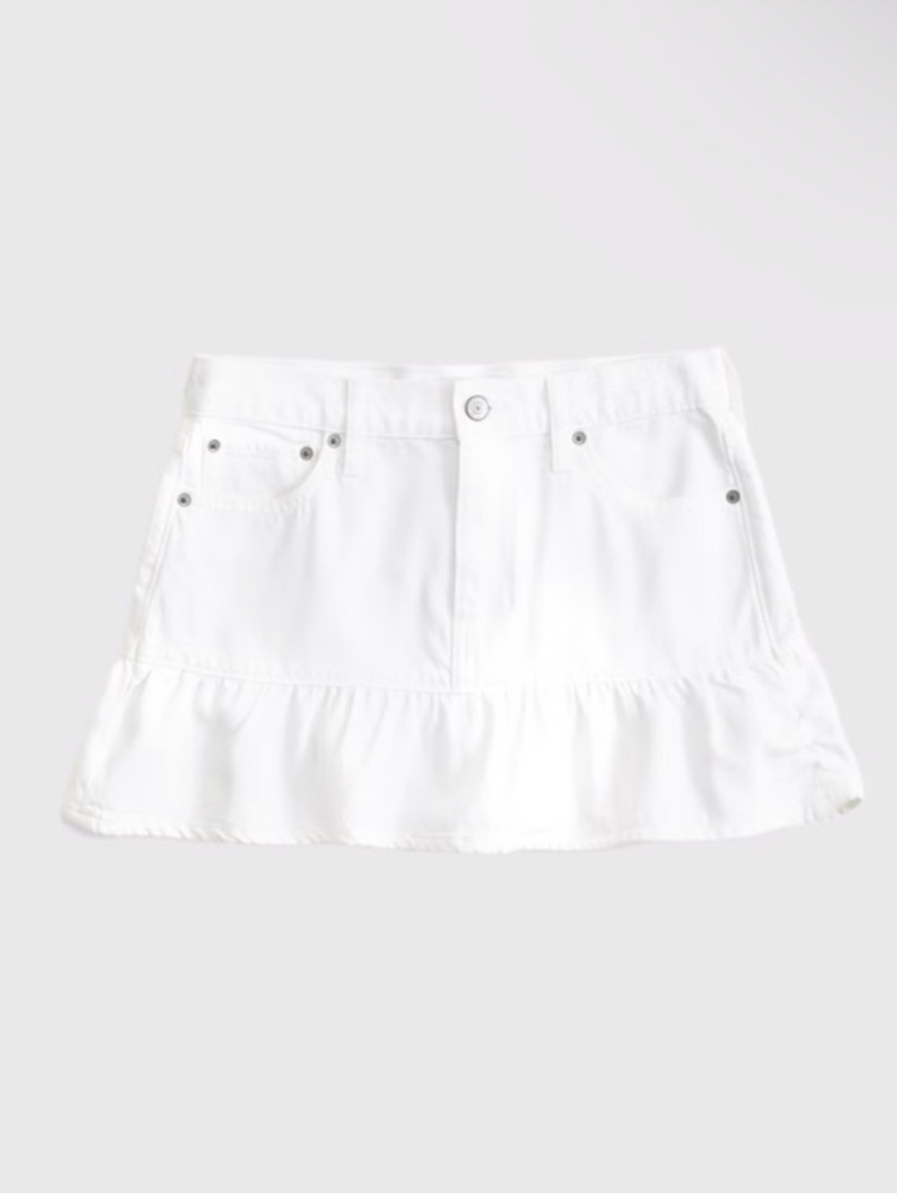 Abercrombie & Fitch mid rise denim mini skirt - Picture 3 of 7